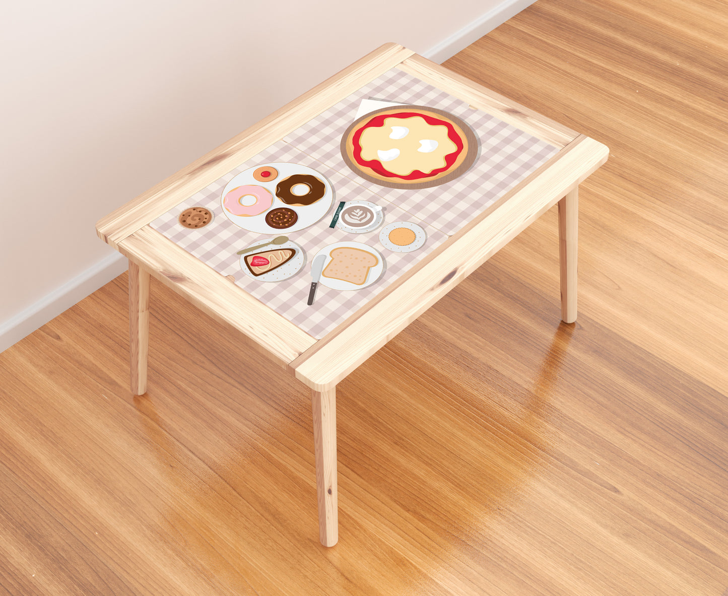 Stickers for children's table FLISAT from IKEA Restaurant