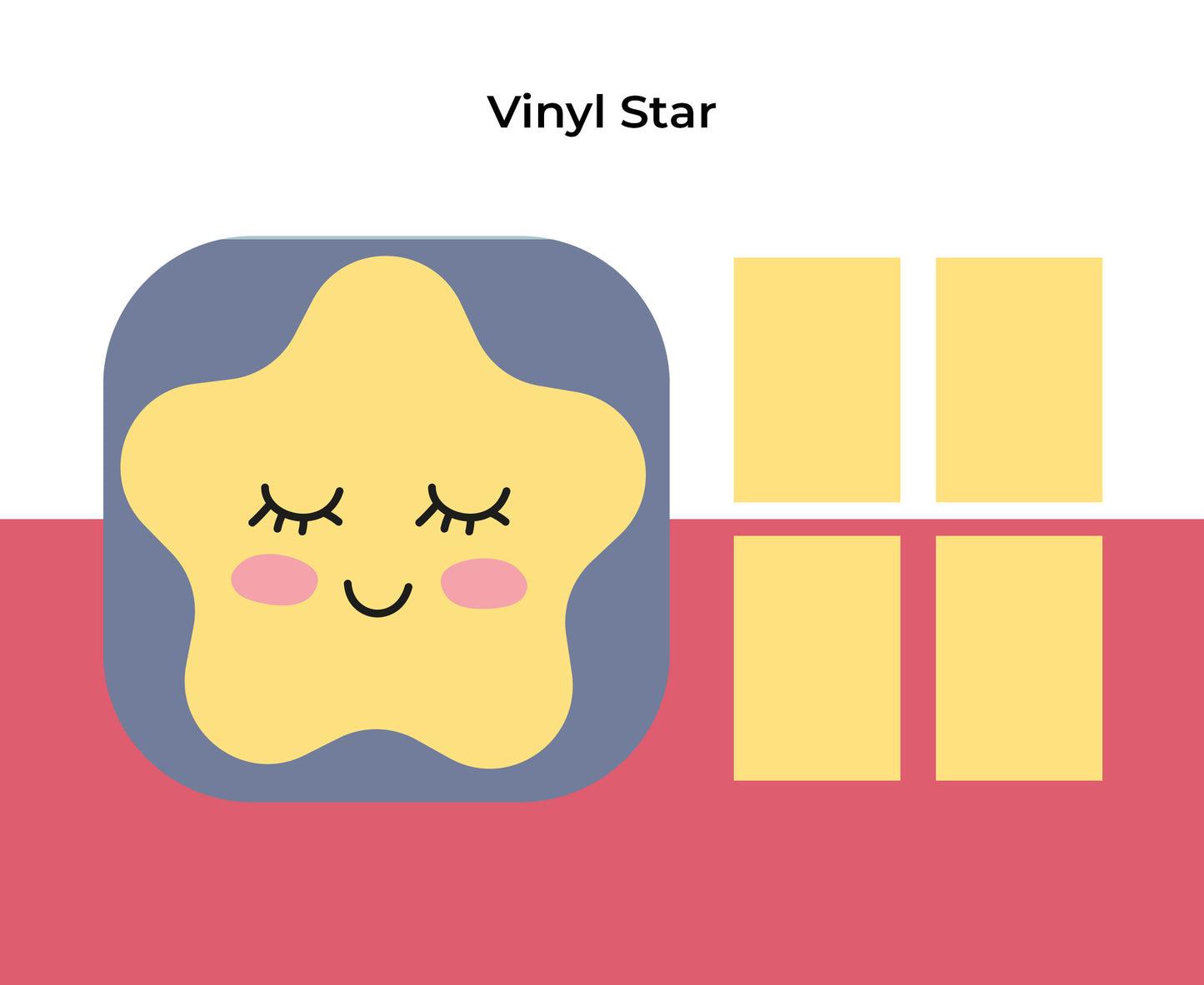 Stickers for stool FLISAT Magical Collection