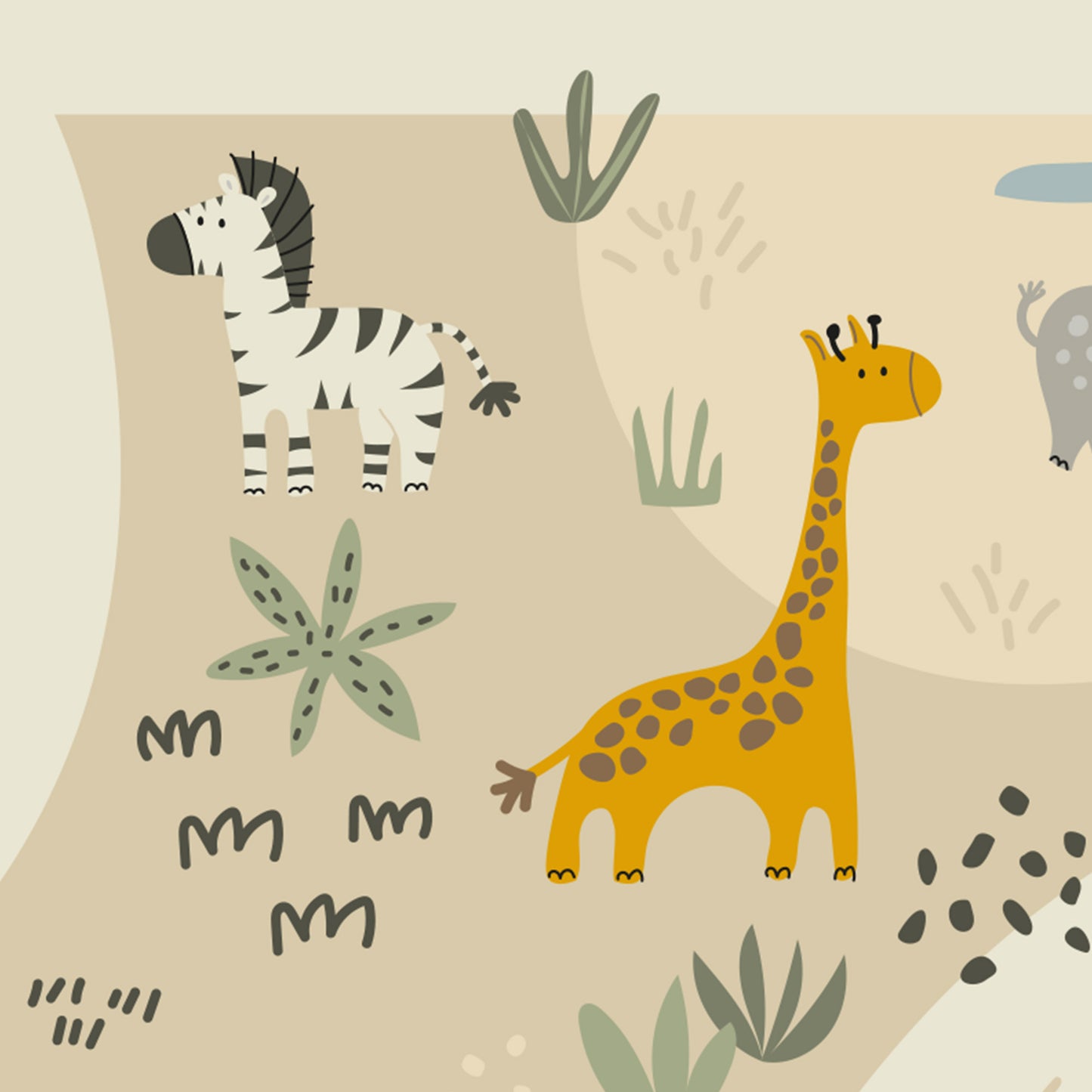 Stickers for IKEA TROFAST Safari