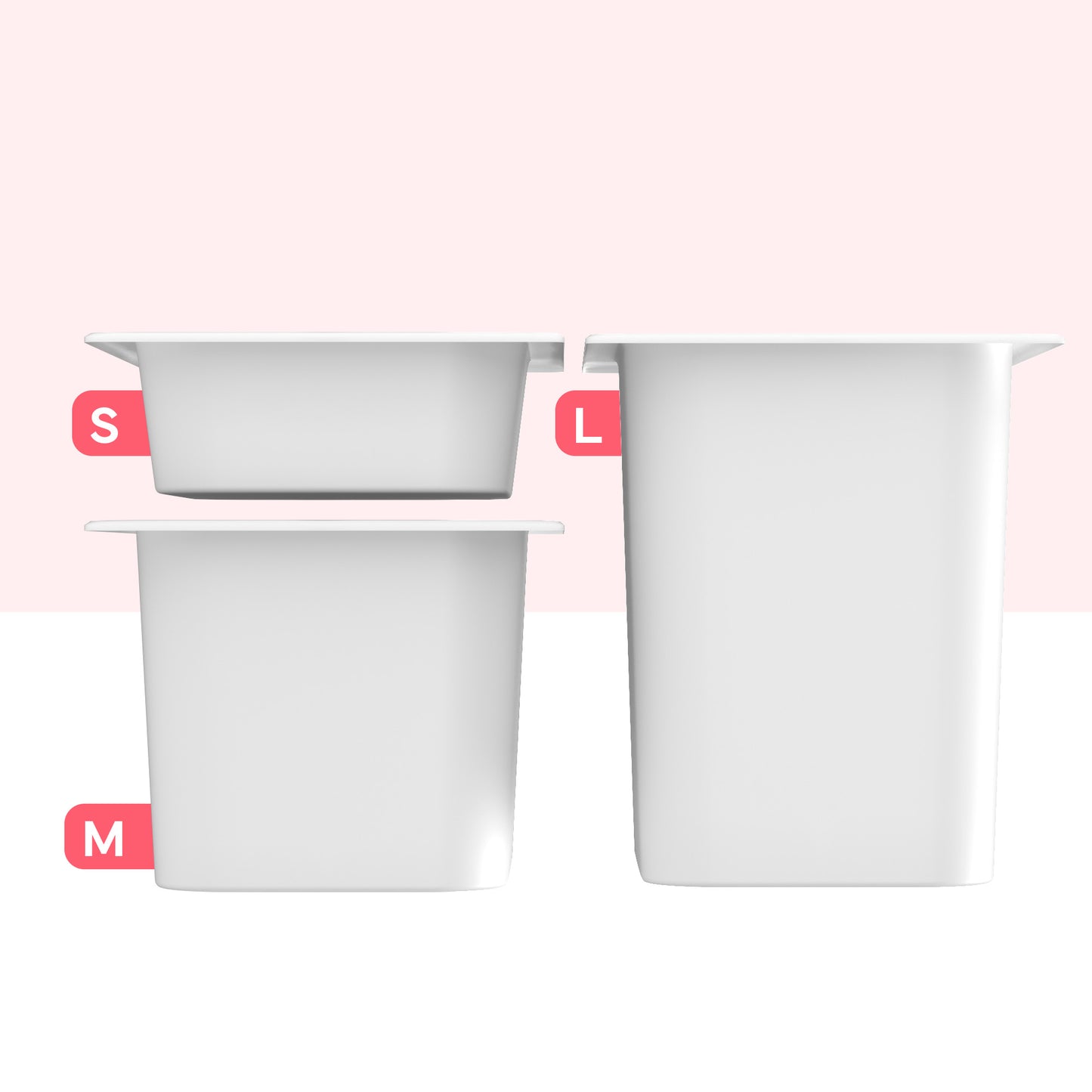 TROFAST Stickers | Short-Side Drawers | Scalloped | 12 Colors