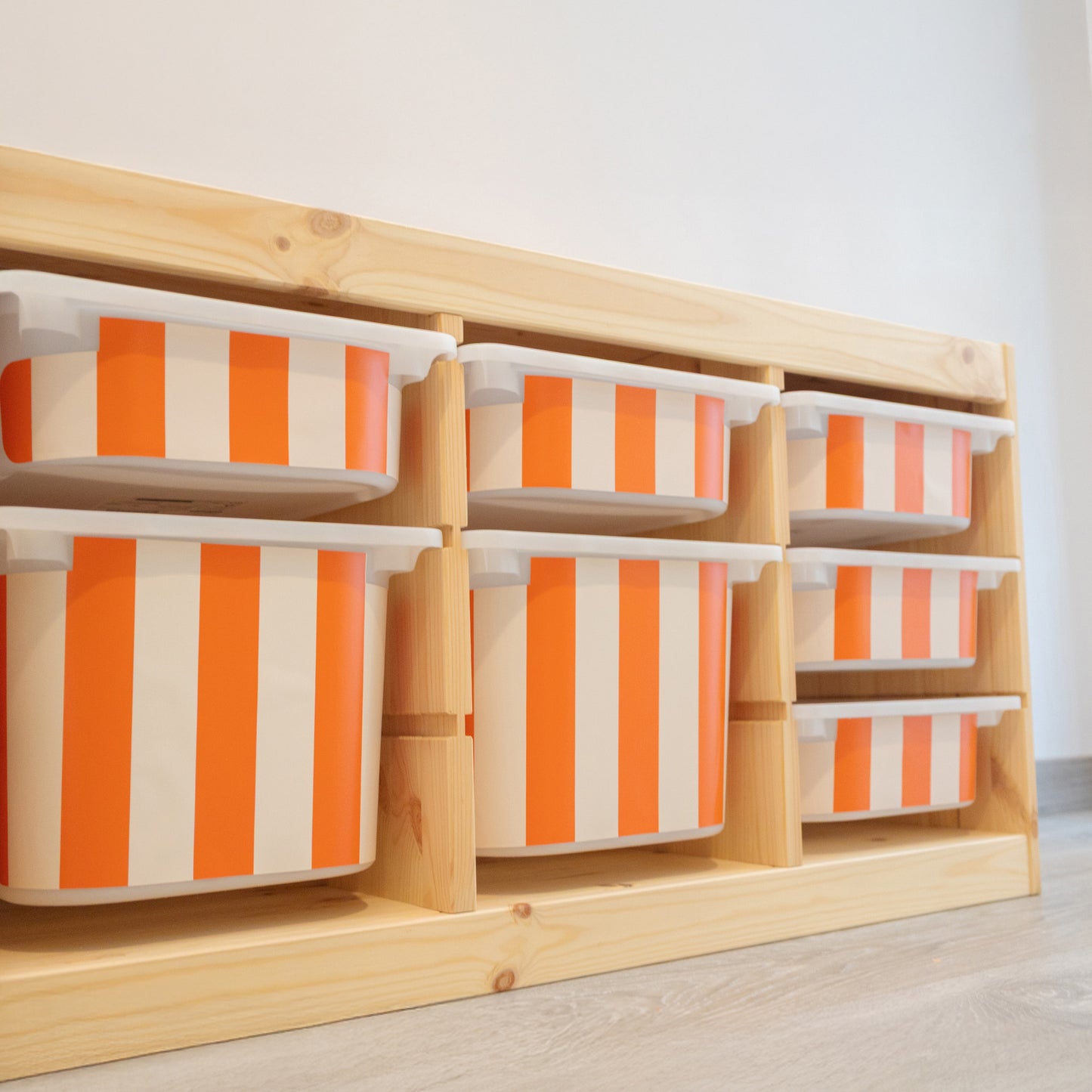 TROFAST Stickers | Short Side Drawers | Stripes | 6 Colors