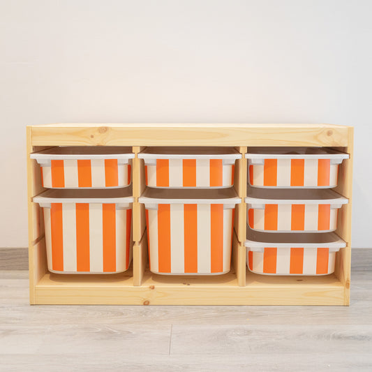 TROFAST Stickers | Short Side Drawers | Stripes | 6 Colors