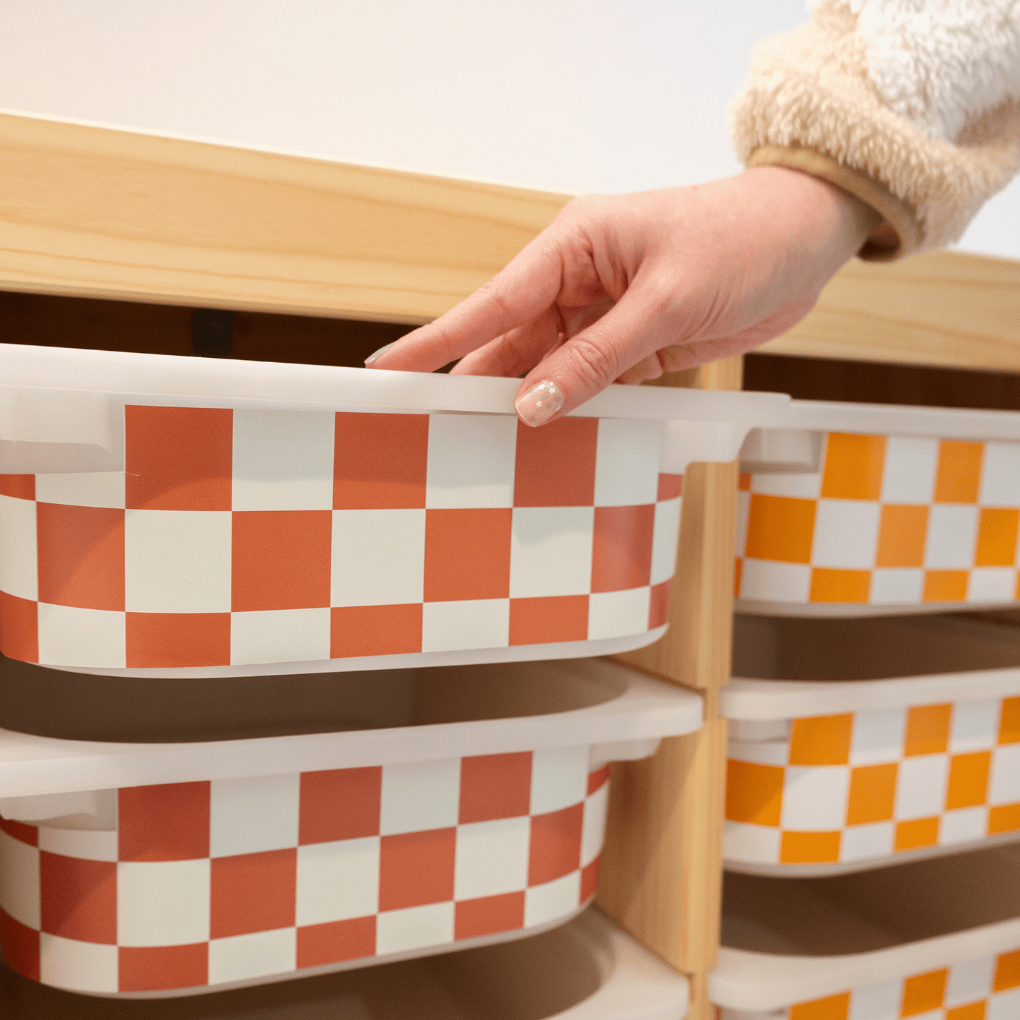 Pegatinas TROFAST | Cajones lado corto | Chessboard | 11 colores