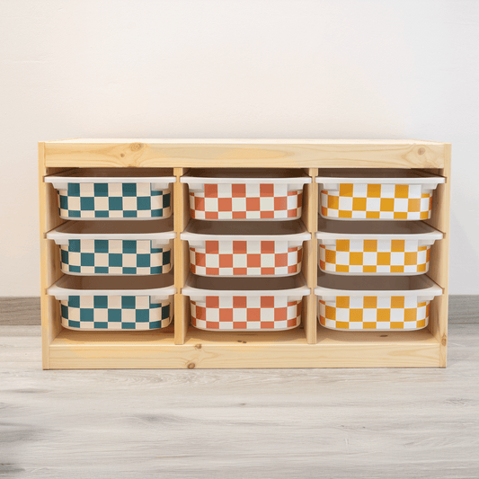 TROFAST Stickers | Short-Side Drawers | Chessboard | 11 Colors