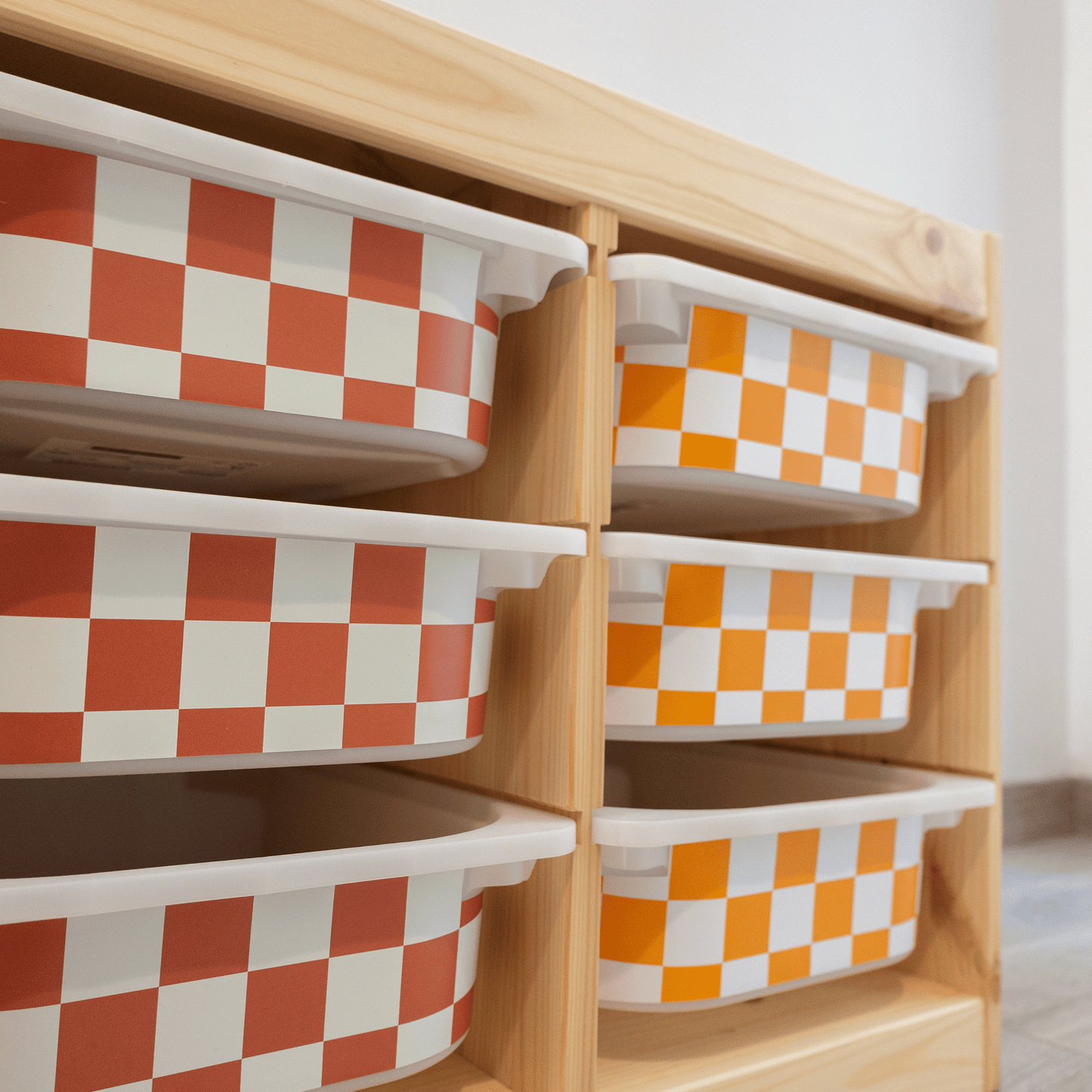 Pegatinas TROFAST | Cajones lado corto | Chessboard | 11 colores