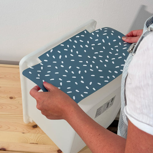 TROFAST Stickers | Short Side Drawers | Mini Irregular Dots | 12 Colors