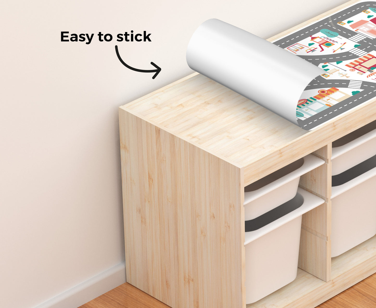 Stickers for IKEA TROFAST Fun City