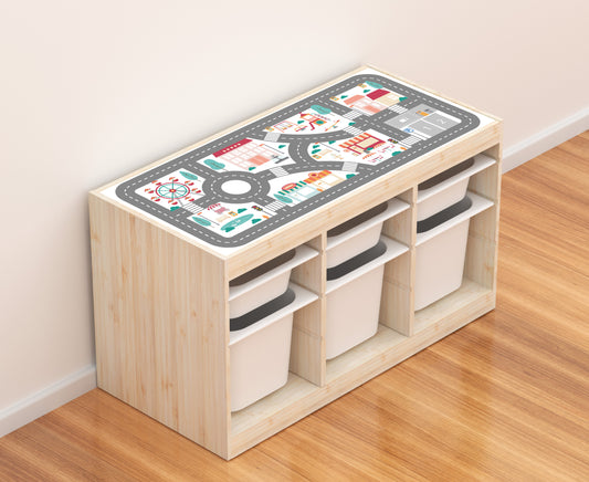 Stickers for IKEA TROFAST Fun City