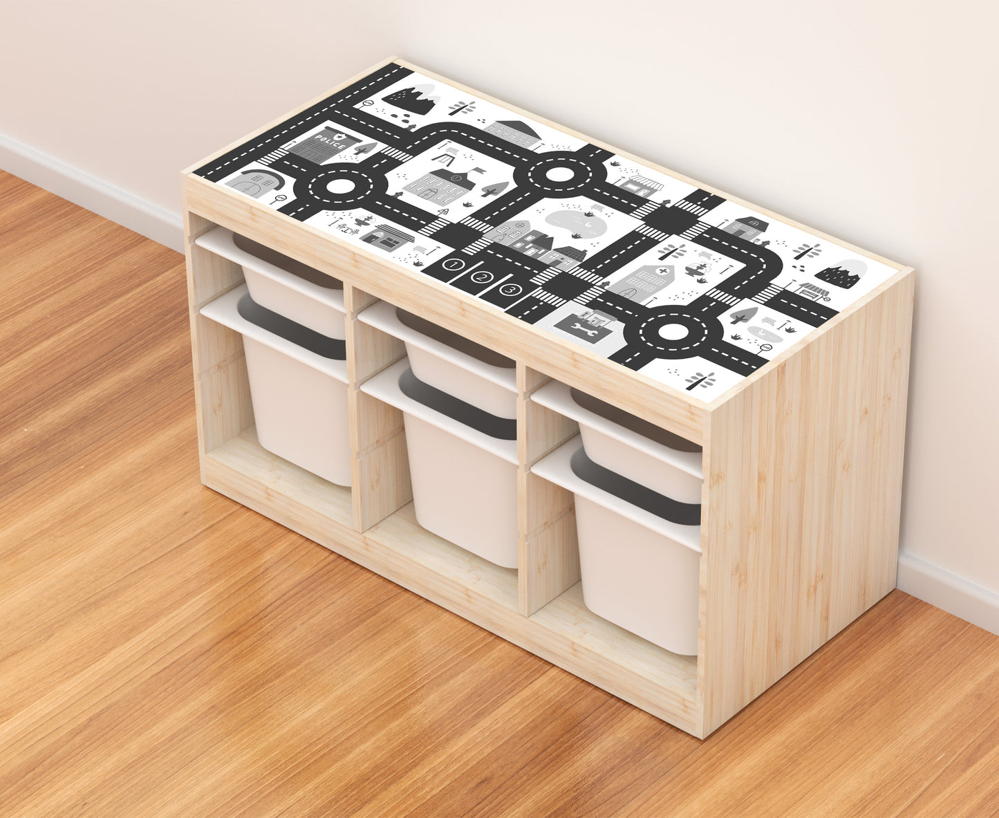 Stickers for IKEA TROFAST City Adventure
