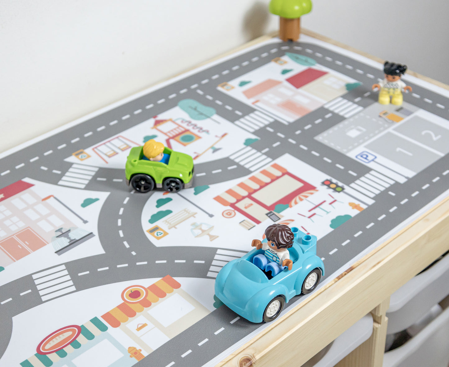 Stickers for IKEA TROFAST Fun City