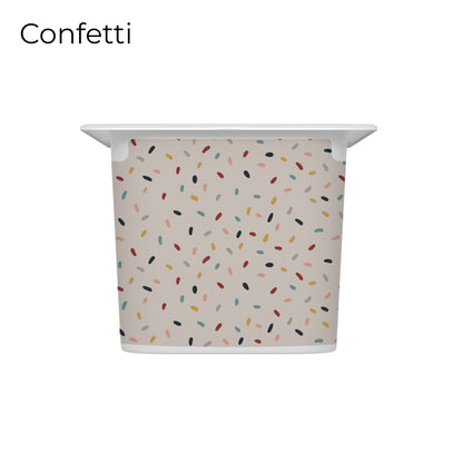 Pegatinas Frontales de Vinilo Adhesivo para Cajones IKEA TROFAST - Diseño Mini Irregular Dots