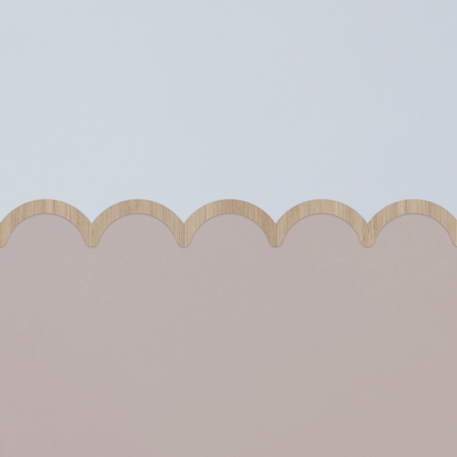 Cenefa de Madera Ondulada Scallop