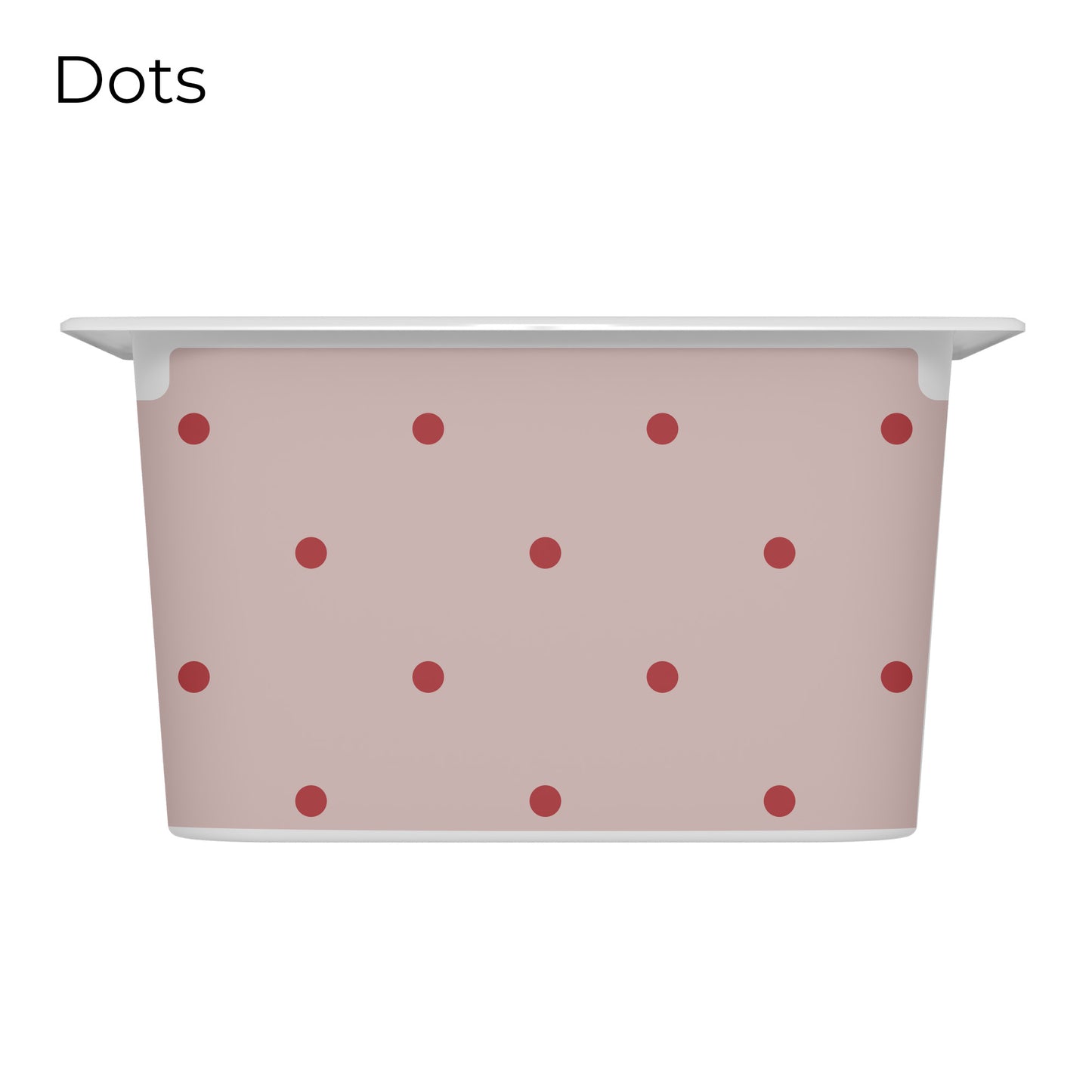 Pink_vinyl_decal_for_IKEA_Trofast_box_dots_pattern_long_side_size_M