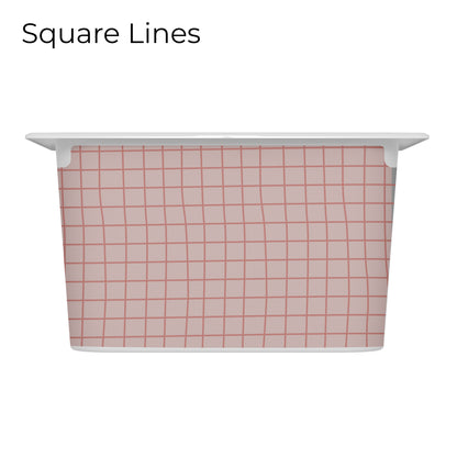 Pink_vinyl_decal_for_IKEA_Trofast_box_square_lines_pattern_variation_long_side_size_M