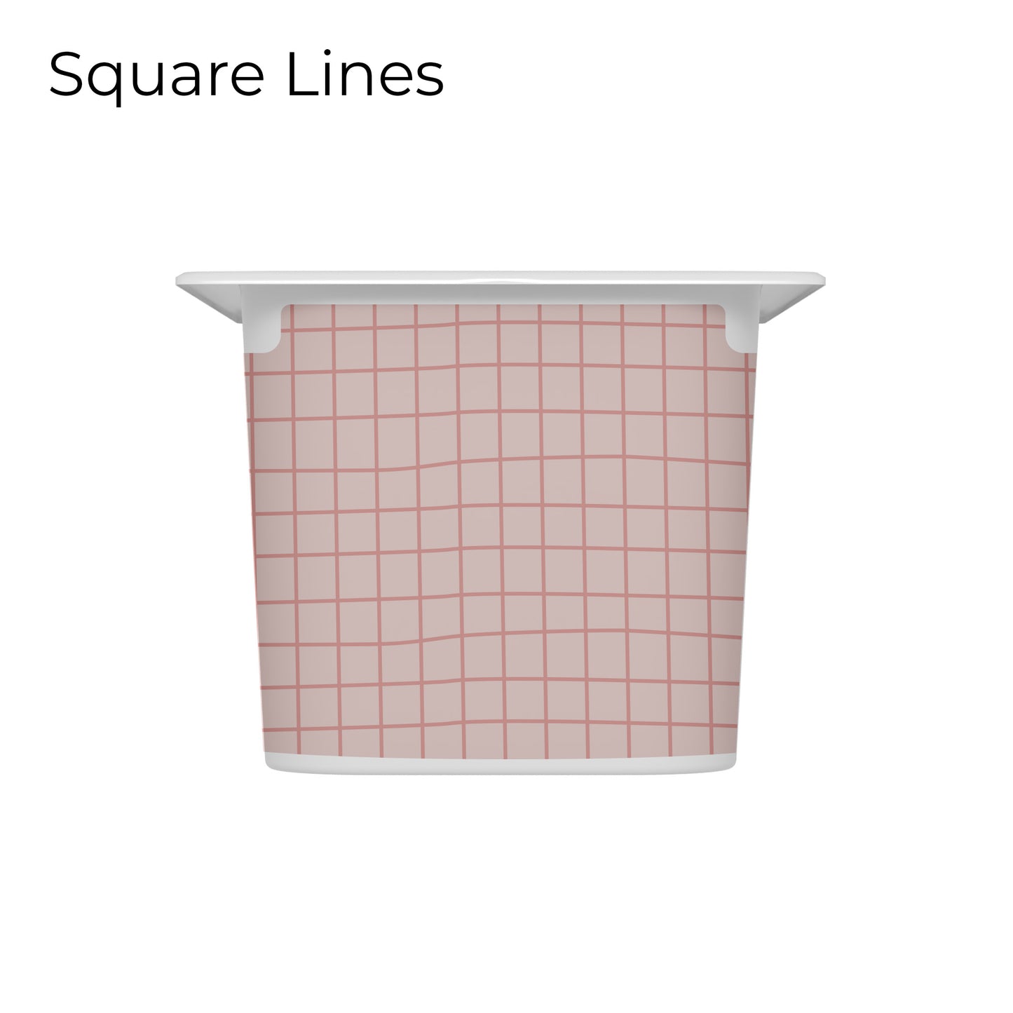 Pink_vinyl_decal_for_IKEA_Trofast_box_square_lines_pattern_variation_short_side_size_M