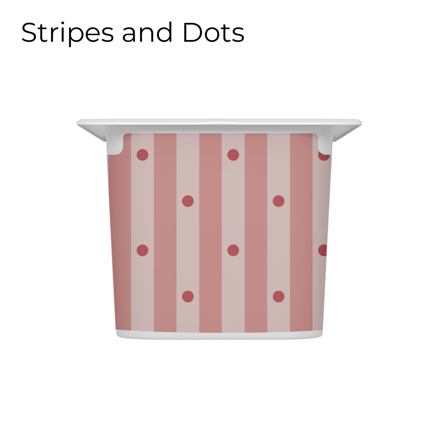 Pink_vinyl_decal_for_IKEA_Trofast_box_stripes_and_dots_pattern_short_side_size_M