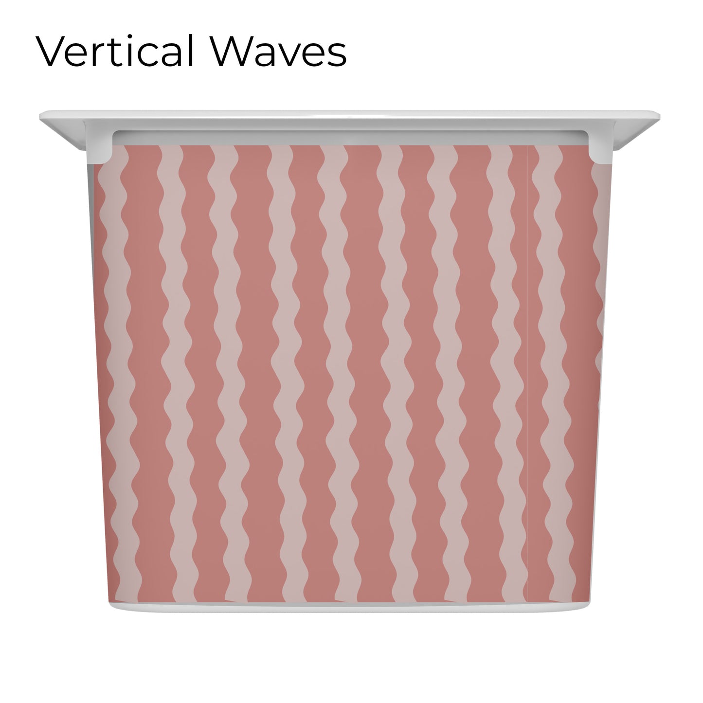 Pink_vinyl_decal_for_IKEA_Trofast_box_vertical_waves_design_long_side_size_L