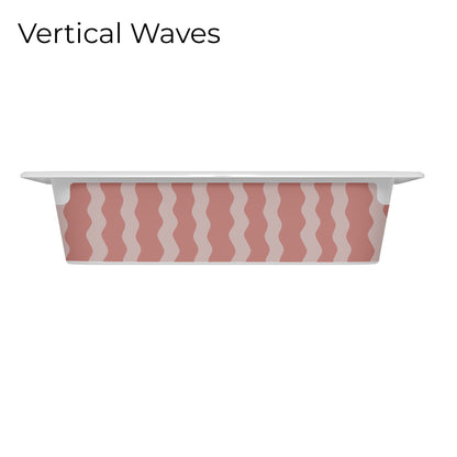 Pink_vinyl_decal_for_IKEA_Trofast_box_vertical_waves_design_long_side_size_S