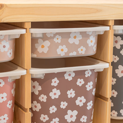 TROFAST Stickers | Short Side Drawers | Daisies | 12 Colors