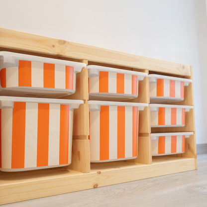 TROFAST Stickers | Short Side Drawers | Stripes | 6 Colors