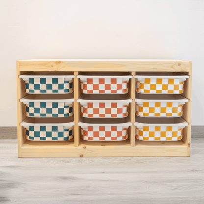 Pegatinas TROFAST | Cajones lado corto | Chessboard | 11 colores