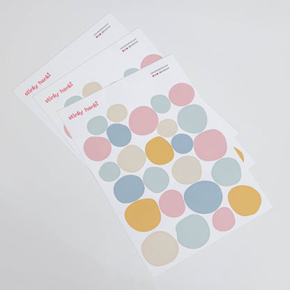 Pegatinas para pared Irregular Dots