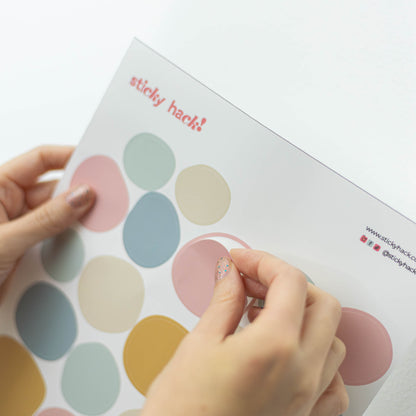 Pegatinas para pared Irregular Dots