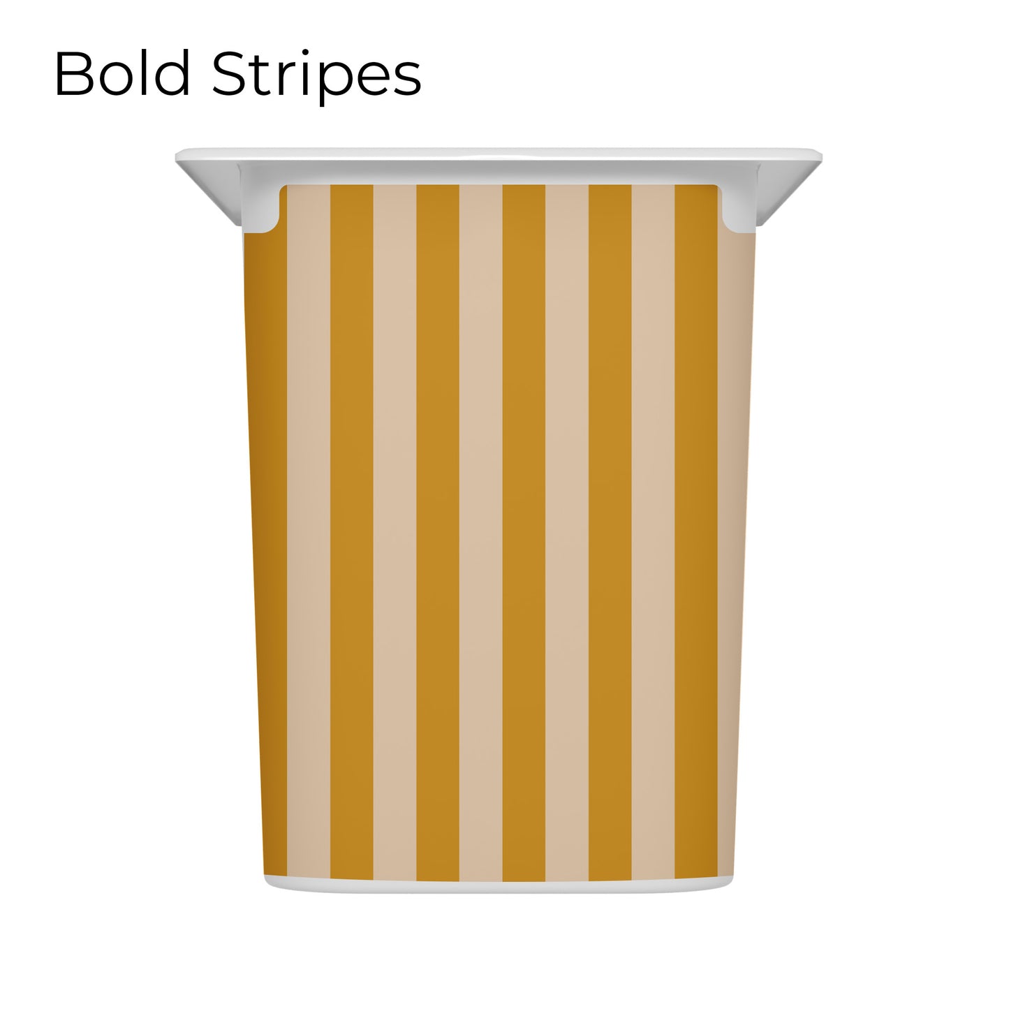 Revêtements en vinyle individuels pour tiroirs IKEA Trofast - Motifs moutarde et rose pâle