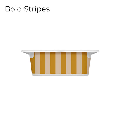 Revêtements en vinyle individuels pour tiroirs IKEA Trofast - Motifs moutarde et rose pâle