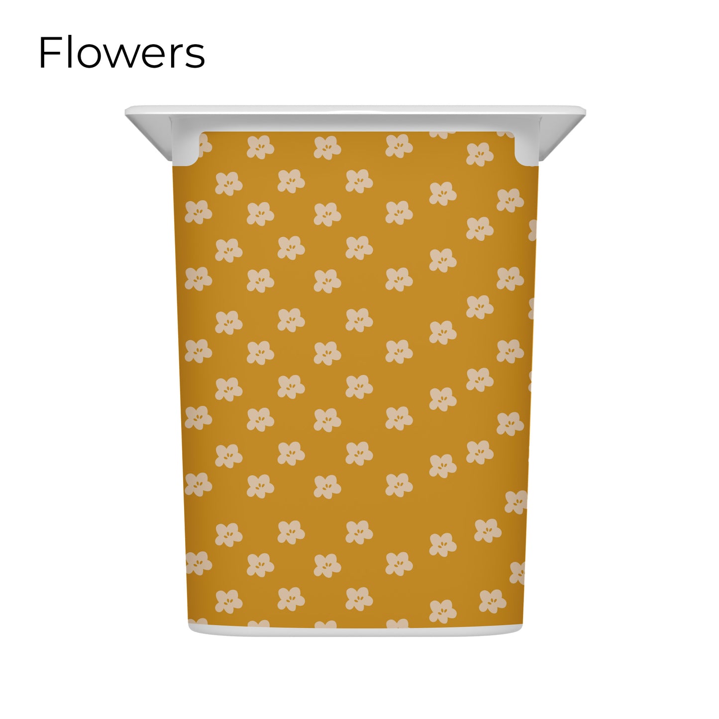 Revêtements en vinyle individuels pour tiroirs IKEA Trofast - Motifs moutarde et rose pâle