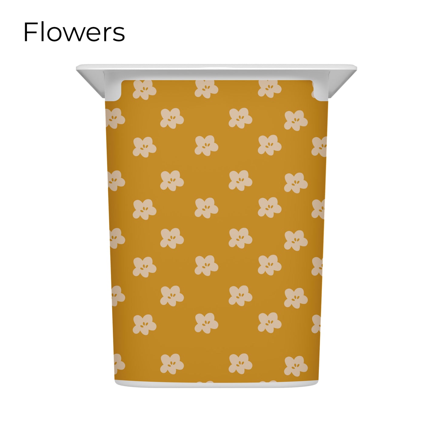 Revêtements en vinyle individuels pour tiroirs IKEA Trofast - Motifs moutarde et rose pâle