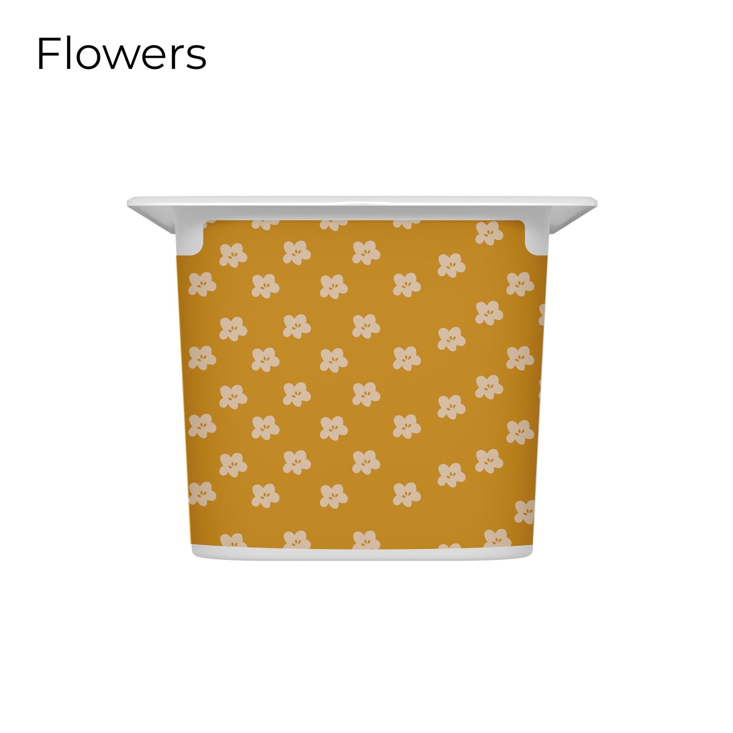 Revêtements en vinyle individuels pour tiroirs IKEA Trofast - Motifs moutarde et rose pâle