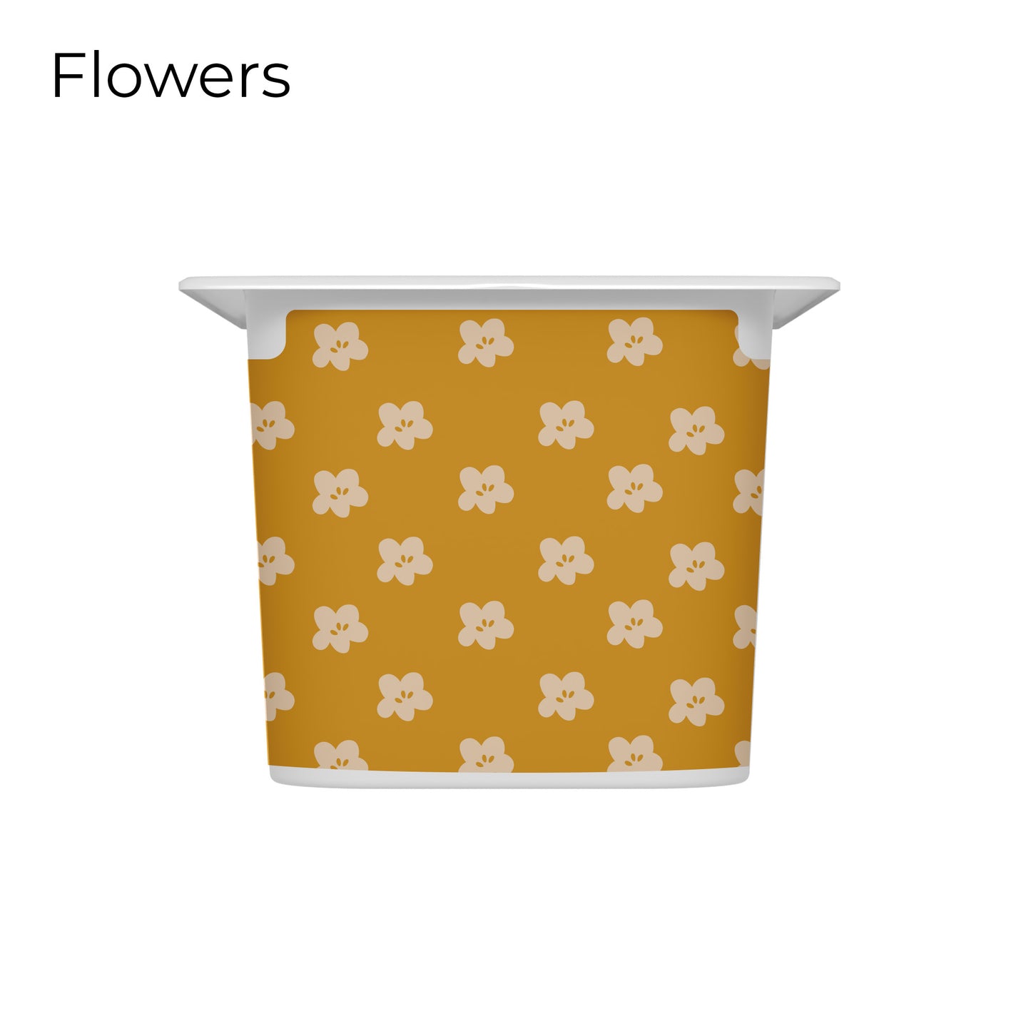 Revêtements en vinyle individuels pour tiroirs IKEA Trofast - Motifs moutarde et rose pâle