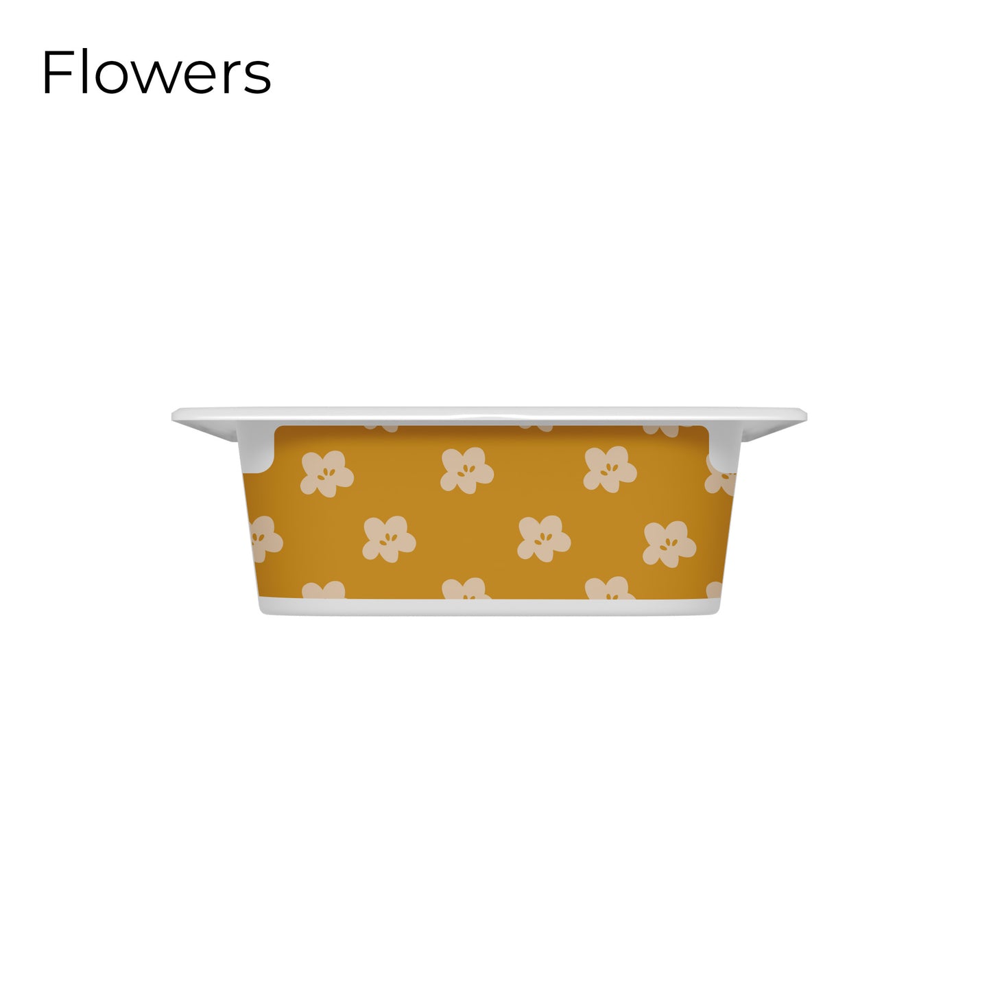 Revêtements en vinyle individuels pour tiroirs IKEA Trofast - Motifs moutarde et rose pâle