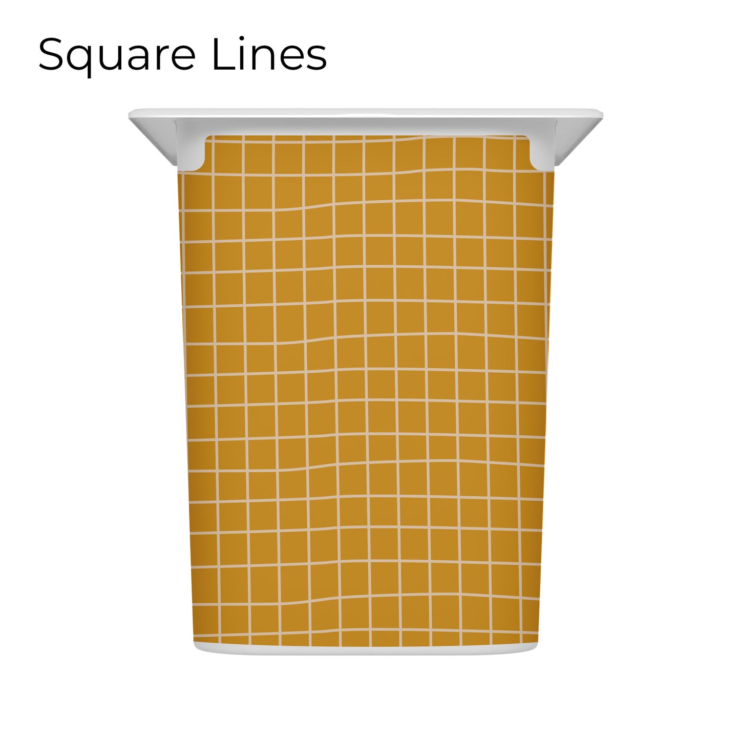 Revêtements en vinyle individuels pour tiroirs IKEA Trofast - Motifs moutarde et rose pâle