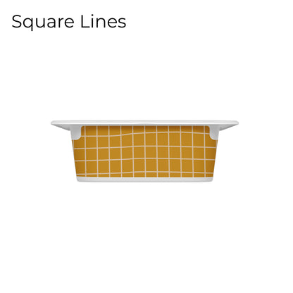 Revêtements en vinyle individuels pour tiroirs IKEA Trofast - Motifs moutarde et rose pâle