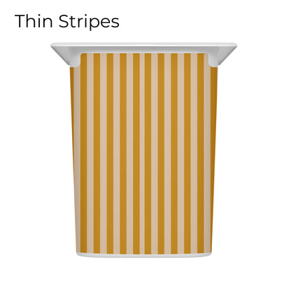 Revêtements en vinyle individuels pour tiroirs IKEA Trofast - Motifs moutarde et rose pâle