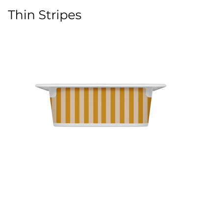 Revêtements en vinyle individuels pour tiroirs IKEA Trofast - Motifs moutarde et rose pâle